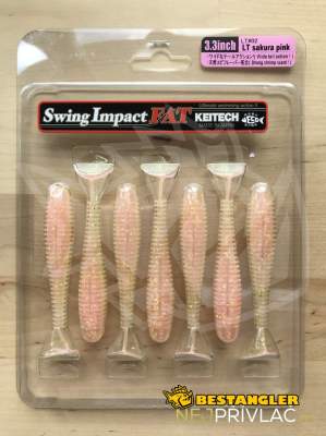 Keitech FAT Swing Impact 3.3" Sakura Pink - LT#02