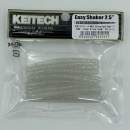 Keitech Easy Shaker 2.5" Clear Silver Glow - #370