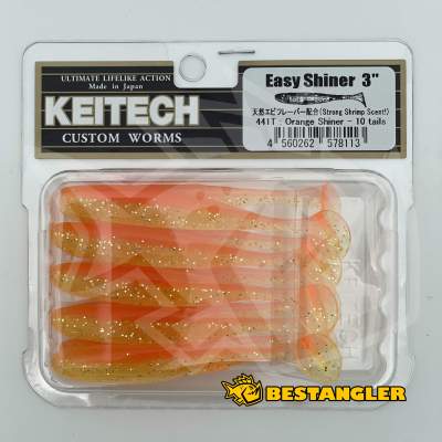 Keitech Easy Shiner 3" Orange Shiner - #441