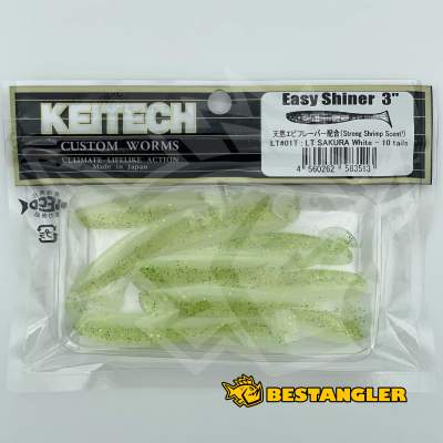 Keitech Easy Shiner 3" Sakura White - LT#01