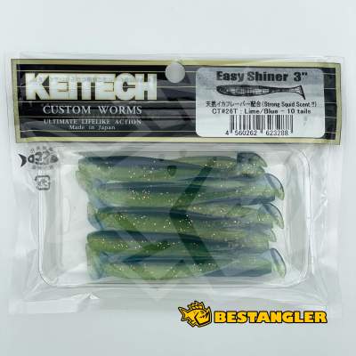 Keitech Easy Shiner 3" Lime / Blue - CT#26