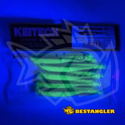 Keitech Easy Shiner 3" Lime / Blue - CT#26 - UV