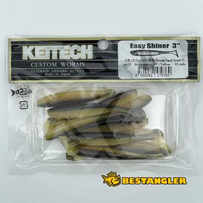 Keitech Easy Shiner 3" Watermelon PP. / Yellow - #447