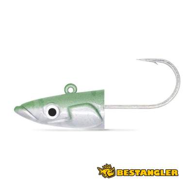 Fiiish Crazy Sand Eel n°1 100 mm Heads Offshore 2x - 10g - Pearl Green - CSE217