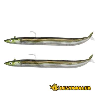 Fiiish Crazy Sand Eel n°2 120 mm Double Combo Offshore - 15g - Khaki