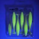 O.S.P DoLive Shad 4" SW White Fish Glow TW208 - GLOW