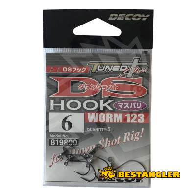 DECOY Worm 123 DS Hook Masubari #6