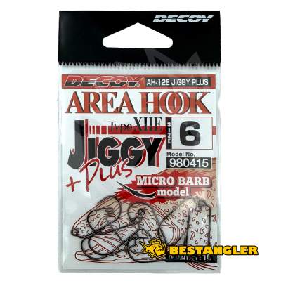 DECOY Area Hook Type XIIE Jiggy Plus #6