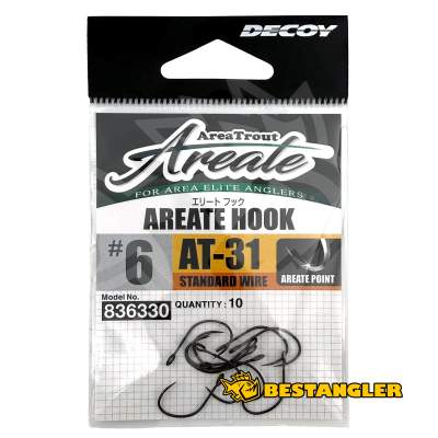 DECOY AT-31 AREATE Hook Standard Wire #6